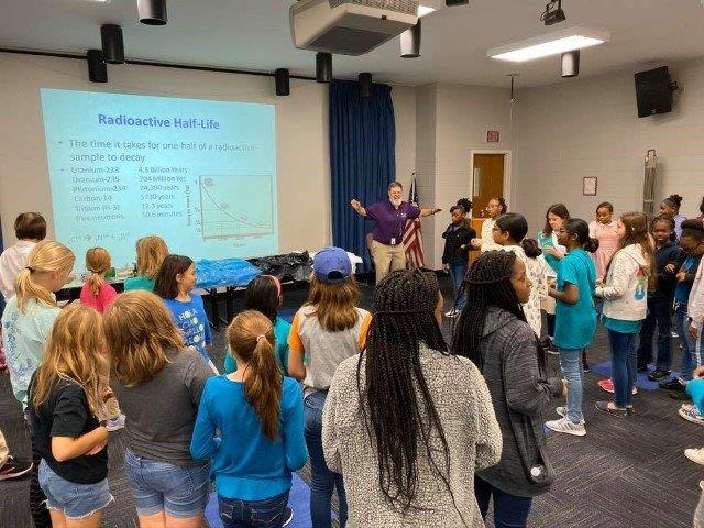 More than 40 Girl Scouts visited River Bend to earn their nuclear science badges.